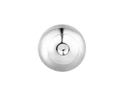 Sterling Silver Lightweight 1 Hole Bead With Cup 6mm Pack of 5