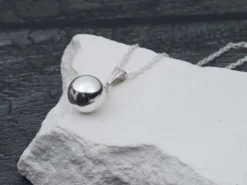 Sterling Silver Lightweight 1 Hole Bead With Cup 6mm Pack of 5