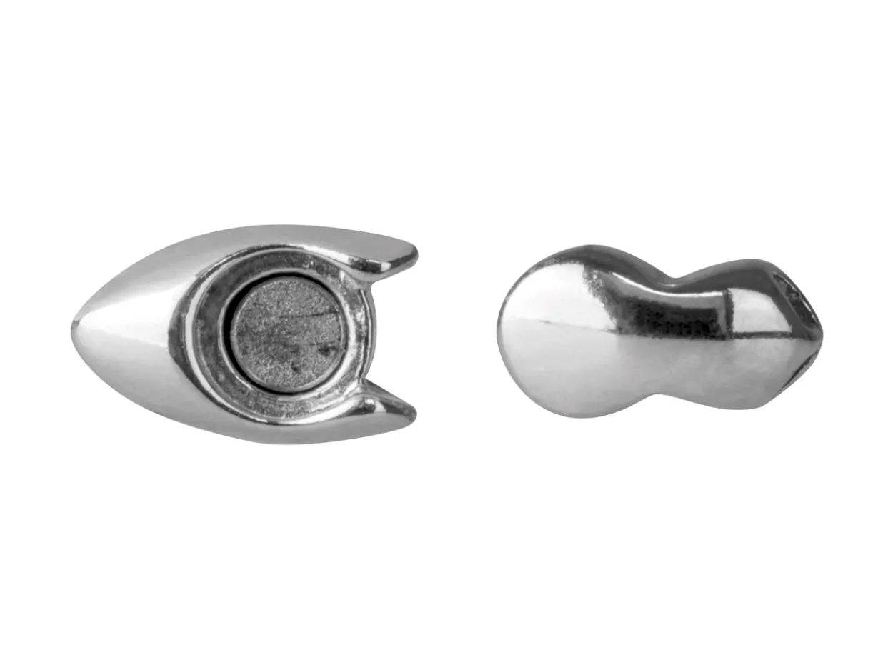 Sterling Silver Magnetic Clasp Oval 10x5mm
