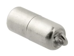 Sterling Silver Magnetic Clasp 6mm X 13mm 1 Row Barrel