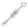 Sterling Silver Magnetic Clasp Large With Bolt Ring 8mm