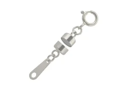 Sterling Silver Magnetic Clasp Small With Bolt Ring 4mm