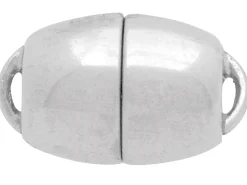 Sterling Silver Magnetic Clasp 7mm X 10mm Barrel Shape