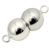 Sterling Silver Magnetic Peanut Clasp 4mm