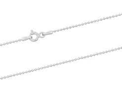 Sterling Silver 1.2mm Ball Chain 20"/50cm Unhallmarked 100% Recycled Silver