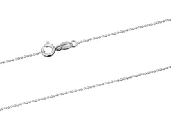 Sterling Silver 1.0mm Ball Chain 20"/50cm Unhallmarked 100% Recycled Silver