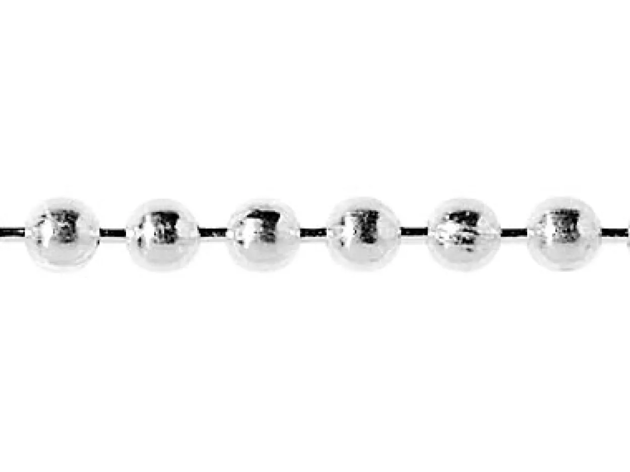Sterling Silver 2.0mm Ball Chain Loose Unhallmarked