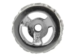 Sterling Silver 6mm Bead Spacer With Cubic Zirconia