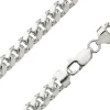 Sterling Silver 8.3mm Classic Curb Bracelet 8.5"/21cm Hallmarked