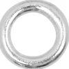 Sterling Silver 5mm Closed, Pack of 10, Jump Rings, 5mm Diameter X 1.0mm Round Wire