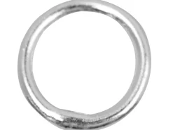 Sterling Silver 7mm Closed, Pack of 10, Jump Rings, 7mm Diameter X 1.0mm Round Wire
