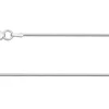 Sterling Silver 1.0mm Compact Snake Chain 24"/60cm Unhallmarked 100% Recycled Silver
