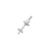 Sterling Silver 3.5mm Cup And Peg With 4mm Threaded Ear Back