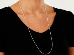 Sterling Silver 1.5mm Curb Chain 28