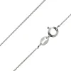 Sterling Silver 1.1mm Diamond Cut Curb Chain 16"/40cm Unhallmarked 100% Recycled Silver