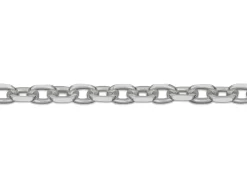 Sterling Silver 1.9mm Diamond Cut Oval Belcher Chain 16