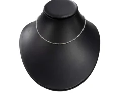 Sterling Silver 1.9mm Diamond Cut Oval Belcher Chain 16