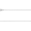 Sterling Silver 0.7mm Diamond Cut Box Chain 18"/45cm Unhallmarked 100% Recycled Silver