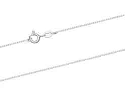 Sterling Silver 0.7mm Diamond Cut Box Chain 18"/45cm Unhallmarked 100% Recycled Silver