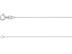 Sterling Silver 0.7mm Diamond Cut Box Chain 16"/40cm Unhallmarked 100% Recycled Silver