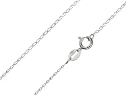 Sterling Silver 1.0mm Diamond Cut Curb Chain 18"/45cm Unhallmarked 100% Recycled Silver