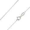 Sterling Silver 1.0mm Diamond Cut Curb Chain With Extender 16-18"/40-45cm Unhallmarked