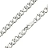 Sterling Silver 5.2mm Diamond Cut Metric Curb Chain 20"/50cm Hallmarked