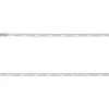 Sterling Silver 1.3mm Diamond Cut Figaro Chain 16"/40cm Unhallmarked 100% Recycled Silver