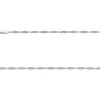 Sterling Silver 1.2mm Diamond Cut Singapore Rope Chain 20"/50cm Unhallmarked 100% Recycled Silver
