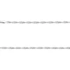 Sterling Silver 1.5mm Diamond Cut Singapore Rope Chain 16"/40cm Unhallmarked 100% Recycled Silver