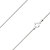 Sterling Silver 1.2mm Diamond Cut Round Snake Chain 18"/45cm Unhallmarked 100% Recycled Silver