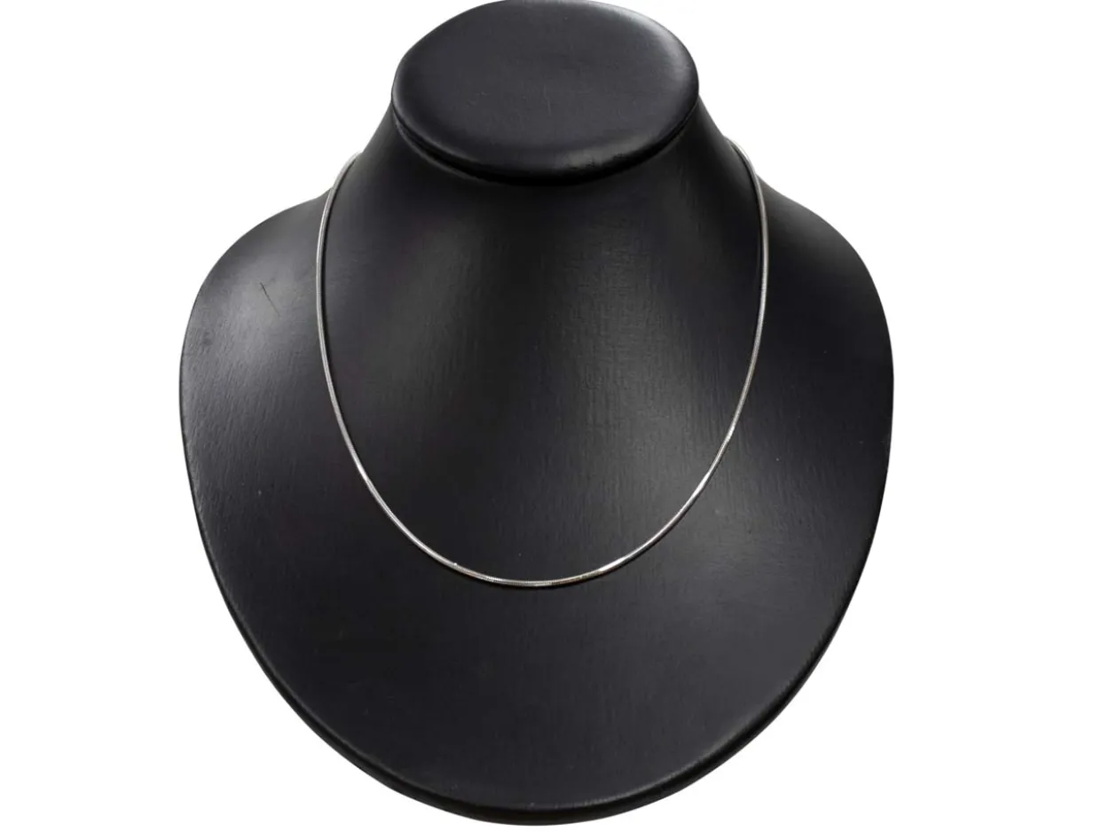 Sterling Silver 1.6mm Diamond Cut Round Snake Chain 20"/50cm Unhallmarked 100% Recycled Silver