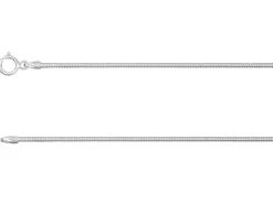 Sterling Silver 1.2mm Diamond Cut Round Snake Chain 30"/76cm Unhallmarked 100% Recycled Silver