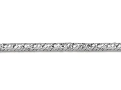 Sterling Silver 1.5mm Diamond Cut Round Snake Chain 20