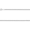 Sterling Silver 1.5mm Diamond Cut Round Spiga Chain 20"/50cm Unhallmarked 100% Recycled Silver