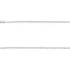 Sterling Silver 1.2mm Diamond Cut Oval Trace Chain 16"/40cm Unhallmarked 100% Recycled Silver
