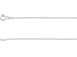 Sterling Silver 1.2mm Diamond Cut Oval Trace Chain 22"/55cm Unhallmarked 100% Recycled Silver