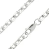 Sterling Silver 5.3mm Diamond Cut Oval Trace Bracelet 8.5"/21cm Hallmarked