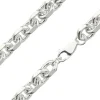 Sterling Silver 8.4mm Diamond Cut Oval Trace Bracelet 8.5"/21cm Hallmarked