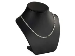 Sterling Silver 3.5mm Diamond Cut Oval Trace Chain 20
