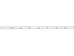 Sterling Silver 4.0mm Diamond Cut Paperclip Trace Chain Loose Unhallmarked 100% Recycled Silver