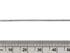 Sterling Silver 1.2mm Diamond Cut Round Snake Chain Loose Unhallmarked