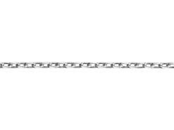 Sterling Silver 1.8mm Diamond Cut Oval Trace Chain Loose Unhallmarked 100% Recycled Silver