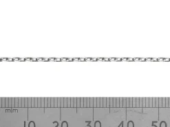Sterling Silver 1.8mm Diamond Cut Oval Trace Chain Loose Unhallmarked 100% Recycled Silver