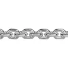 Sterling Silver 5.1mm Diamond Cut Oval Trace Chain Loose Unhallmarked