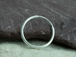 Sterling Silver 16.0mm Endless Hoops, Pack Of 2