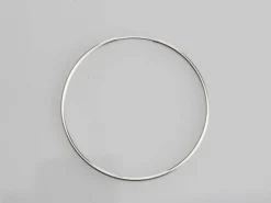 Sterling Silver 38.0mm Endless Hoops, Pack Of 2