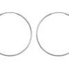 Sterling Silver 28.0mm Endless Hoops, Pack Of 2