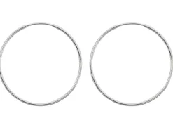 Sterling Silver 28.0mm Endless Hoops, Pack Of 2