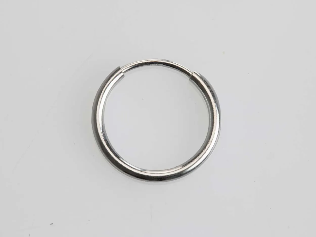 Sterling Silver 12.0mm Endless Sleeper Hoops, Pack Of 2